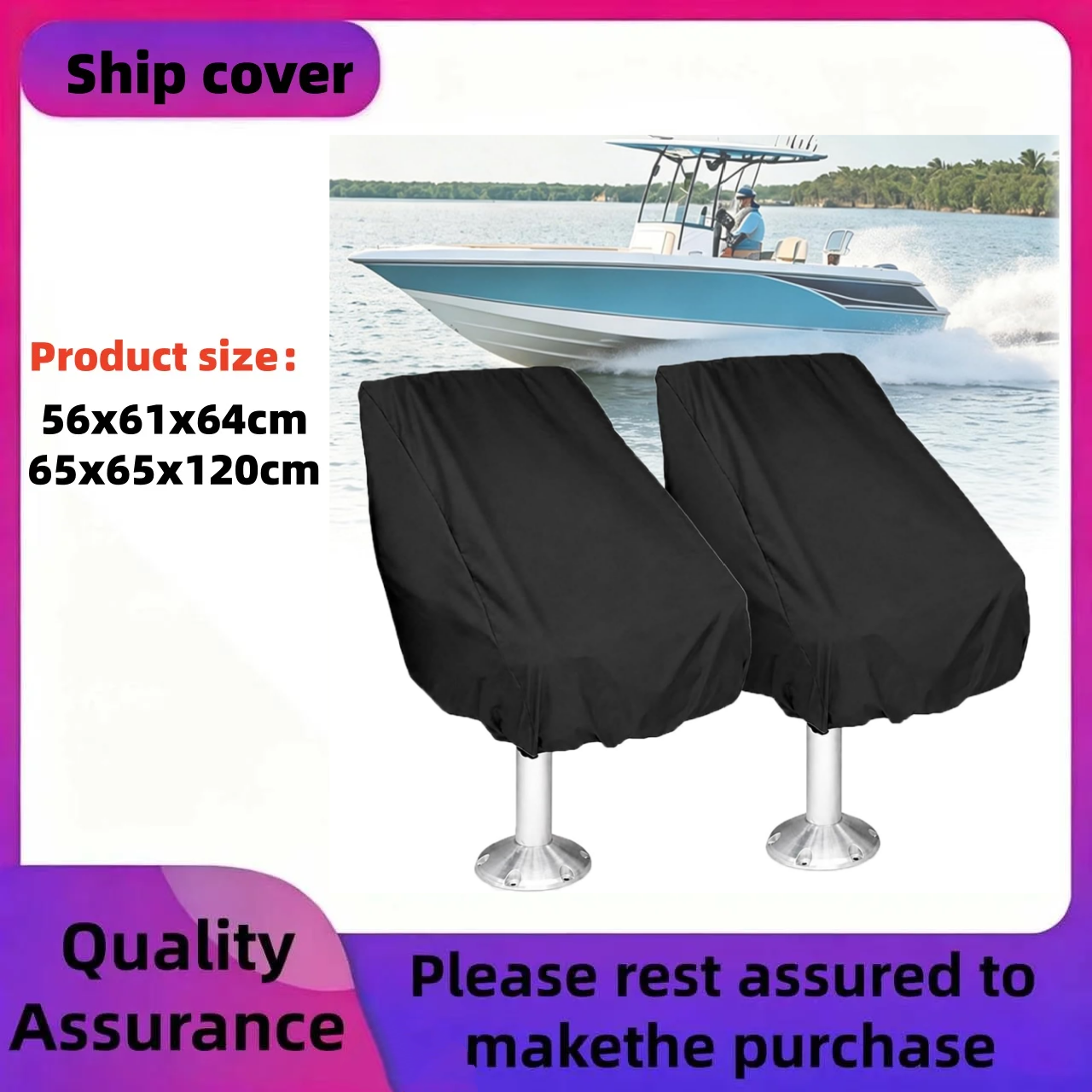 1Pcs Waterproof Boat Seat Cove - Fishing Boat Cover ulasan dan harga
