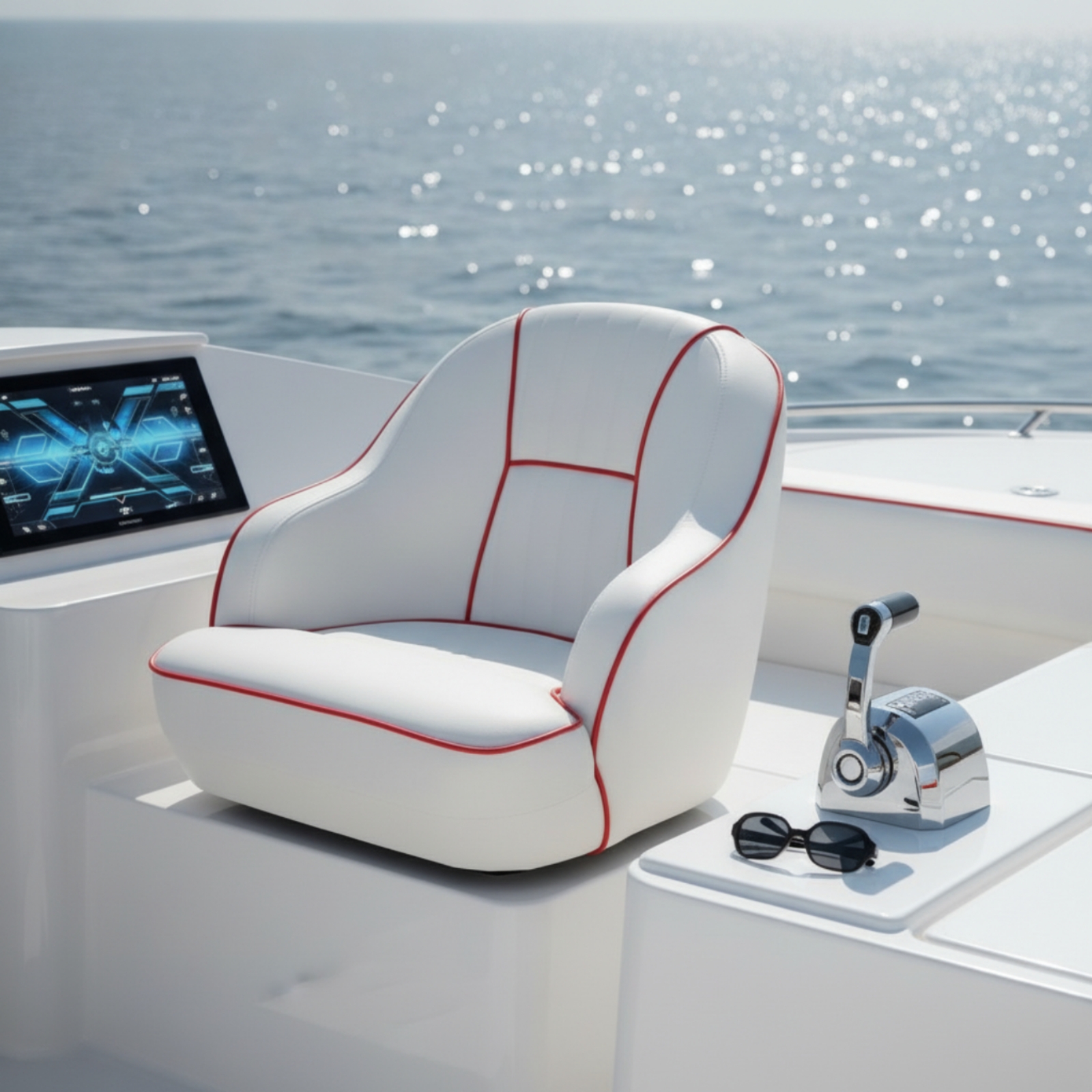 Pilot's Boat Seat Contoured He - Fishing Boat Seat ulasan dan harga