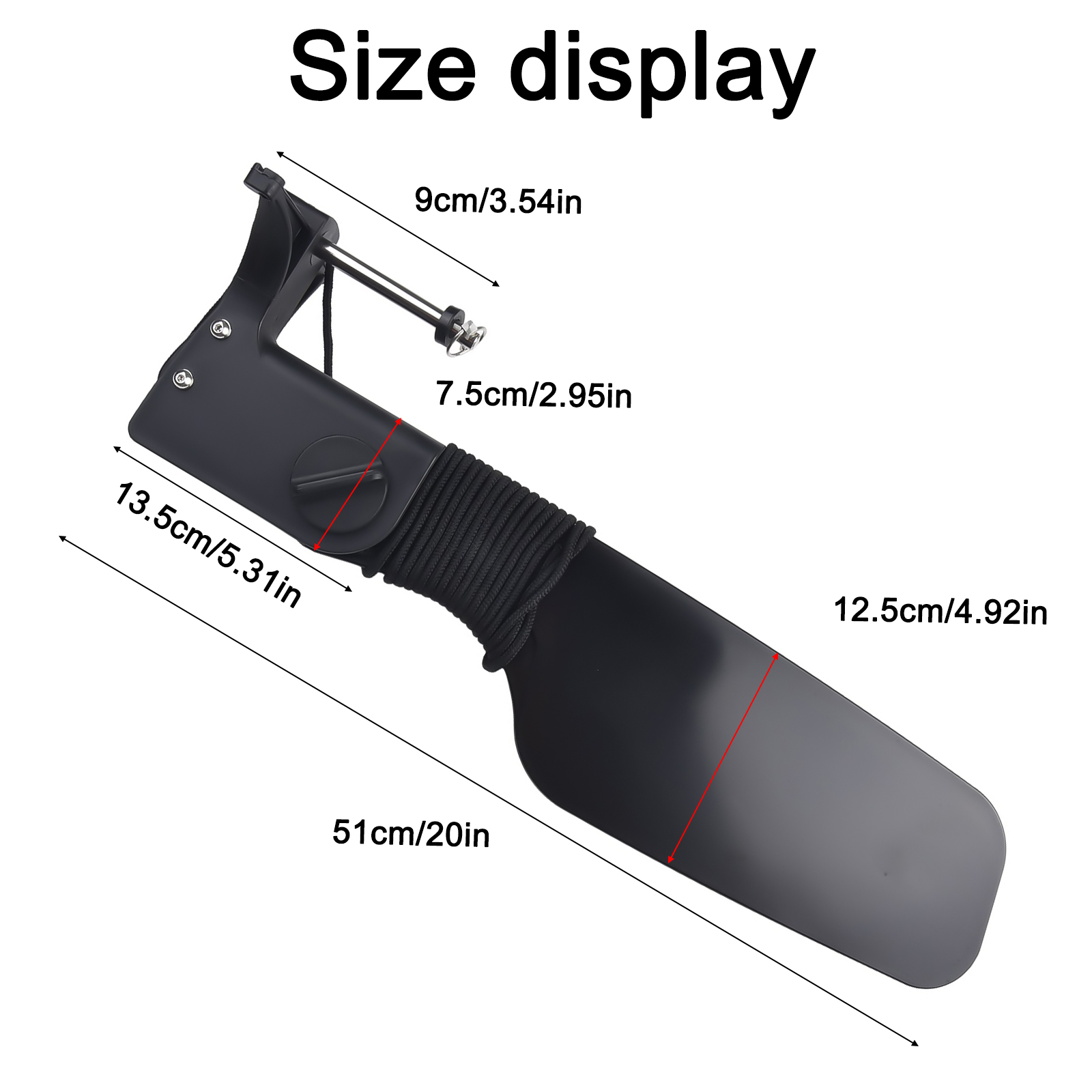Boat Rudder for Kayak Canoe wi - Fishing Boat Steering Wheel ulasan dan harga